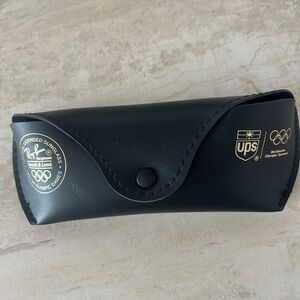 Ray-Ban black Olympic Sunglasses Case with Gold Accents  UPS Sponsor